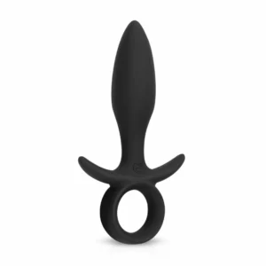 EasyToys Butt Buzzer silikoninis intymus prietaisas 10 režimų juodas įkraunamas
