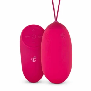 Easytoys XL Wireless Vibrating Egg Pink - Remote, Waterproof, Silicone