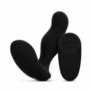 Svakom Hannes Prostate Massager with Wireless Remote, Black, 10 Modes