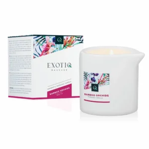 Exotiq Massage Candle Bamboo Orchids 200g - Aromatic Massage Oil Candle