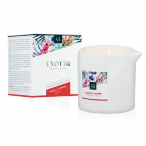Exotiq Massage Candle Vanilla Amber 200g - Relaxing Scented Oil System