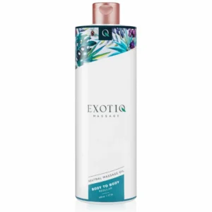 Exotiq Body To Body Oil 500ml - Silky Massage Formula with Dispenser