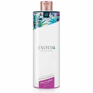 Exotiq Body To Body Warming Massage Oil 500ml - Long-Lasting Formula