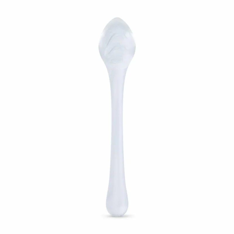 Gildo Glass Model 28 – lenktas intymaus stiklo įrankis, skirtas G-Spot ir P-Spot