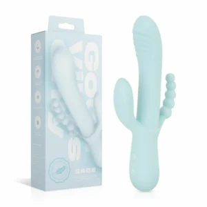 Good Vibes Only Sage Blue Multi-Function Triple Action Silicone System