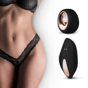 PantyRebel belaidis vibracinis kelnaičių komplektas su nuotolinio valdymo pulteliu – juodas, reguliuojamas