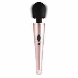 Rosy Gold Nouveau Wand Massager - Rechargeable, 10 Modes, Flexible Head