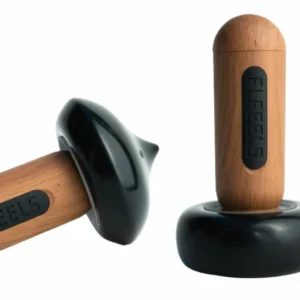 S2 Hot Stone Massage Wand - Handcrafted Bian Stone, 7 Modes, 4 Heat Levels