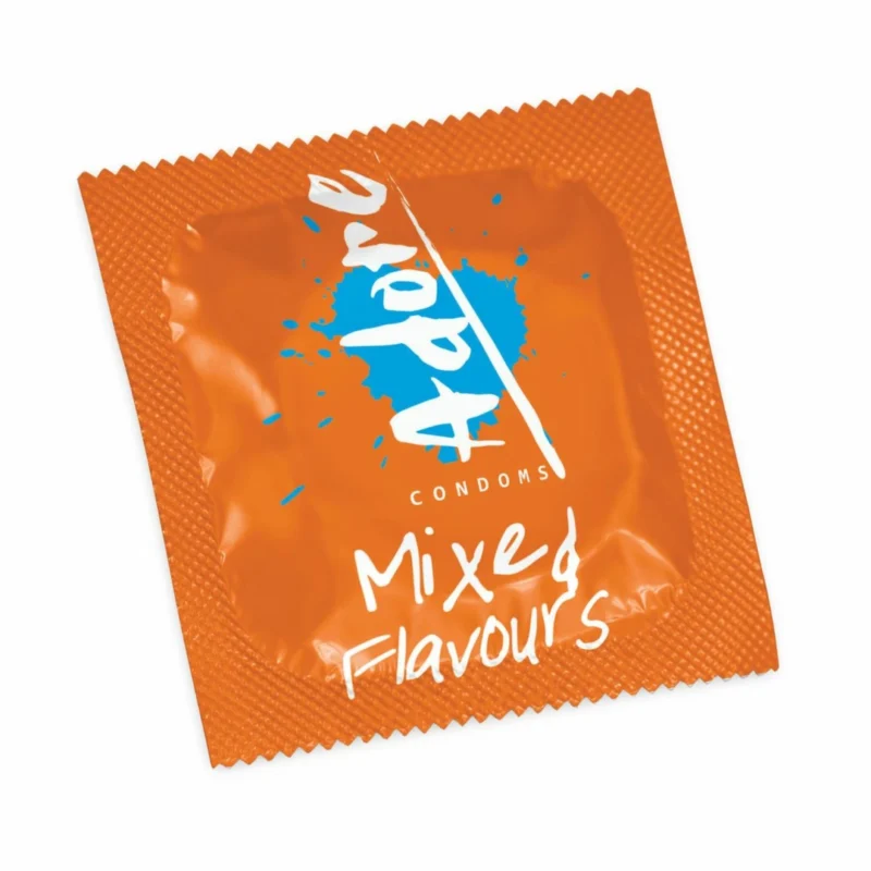 Pasante Adore Flavours Spalvoti kvepiantys latekso prezervatyvai 12 pak