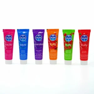Skins Vital & Fruity Lubricant Sample Tubes Set 6x12ml - Silky Variety Pack