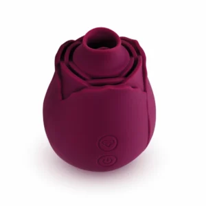 Skins Rose Buddies Flutterz Intimate Device Burgundy Waterproof USB