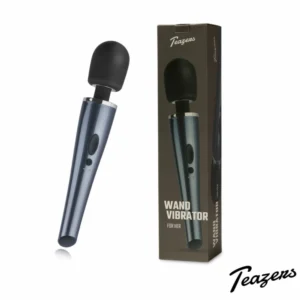 Black Lightning Wand by Dream Toys - Powerful Rechargeable Massager