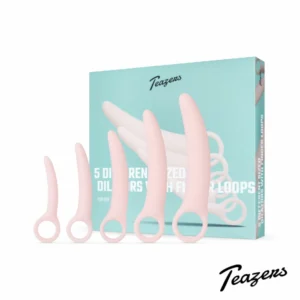 Teazers Silicone Vaginal Dilator Set - 5 Sizes, Flexible & Body-Safe