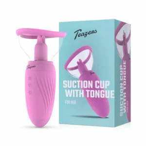 Teazers Suction Cup Intimate Stimulator with Dual Vibration Modes Pink