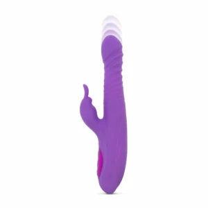 Teazers Heating Rabbit Intimate Massager Dual Motor Silicone Purple