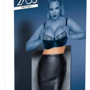 ZADO Leather Mini Skirt XS - Soft Lamb Nappa, Side Zip, Black