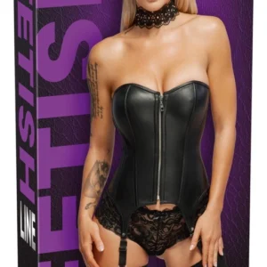 ZADO Lamb Leather Corset S - Strapless Suspender, Flexible Support