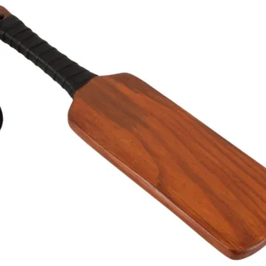 ZADO Solid Wood Impact Paddle with Leather Handle 40 cm