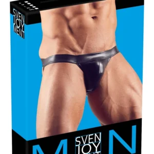 NEK Men's Jock XL - Shiny Black Anatomical Stretch Briefs