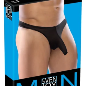 Svenjoyment Men's Transparent Net Pouch S/M - Black, Stretch-Fit Design