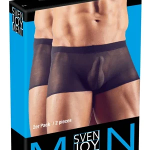 Svenjoyment Men's Transparent Stretch Pants 2-Pack S-L Polyamide