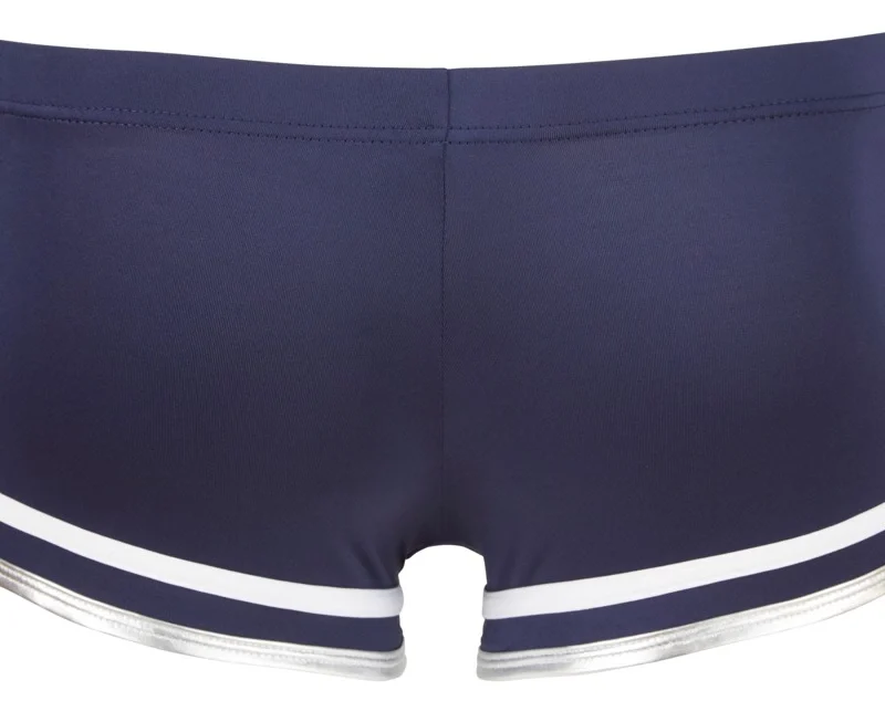 NEK Microfibre Sailor-Style Men's Pants M - Wide Front Zip, Navy/White
