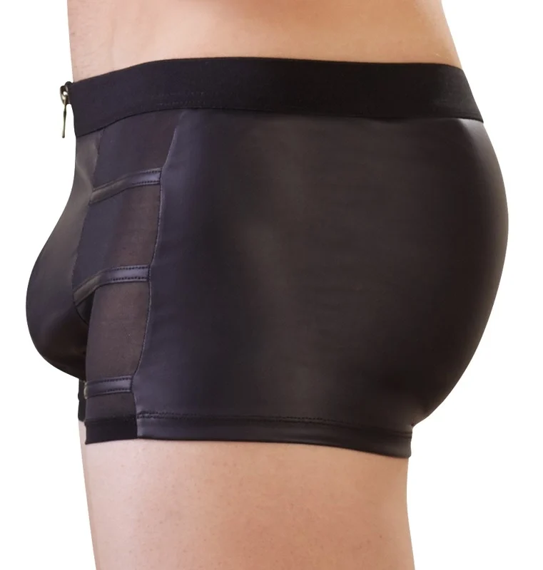 NEK Men's Matte Pants L with Powernet Inserts and Decorative Zip