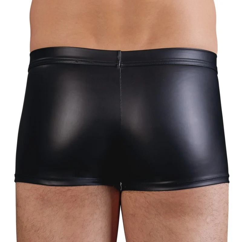NEK Men's Matte Black Pants with Side Lacing, Size M, Stretch Fit