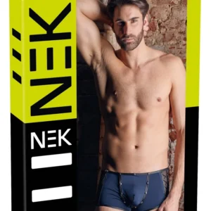 NEK Men’s Microfibre Pants S Matte Details, Zip & Lacing, Black
