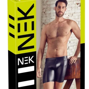 NEK Men’s Cycling Shorts S Matte Look with Zipper and Side Pocket