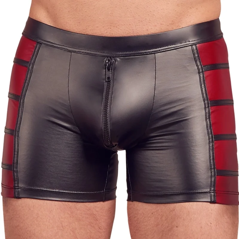 NEK Men's Matte Black/Red Pants 2XL - Trendy Stretch Design