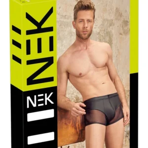 NEK Men's Black Matte Pants XL with Mesh Panels & Front Zipper