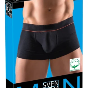 Svenjoyment Men's Stretch Organic Cotton Pants M Black/Red