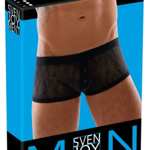 Svenjoyment Soft Stretch Lace Men's Pants S, Black, Elastic Waistband