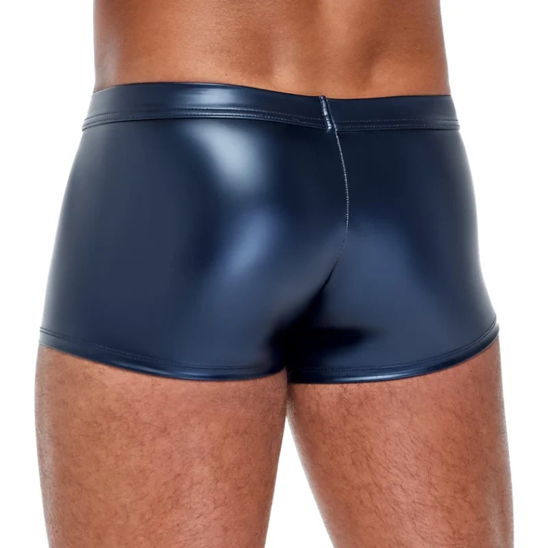 NEK Men's Boxer Briefs Blue Metallic Matte Medium Comfort Fit