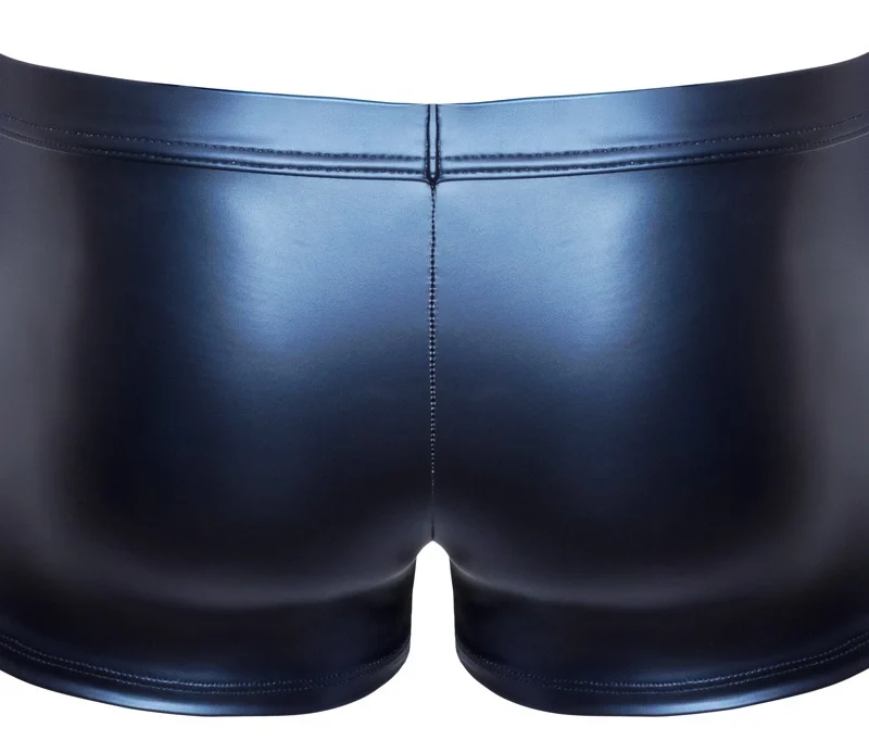 NEK Men's Boxer Briefs Blue Metallic Matte Medium Comfort Fit