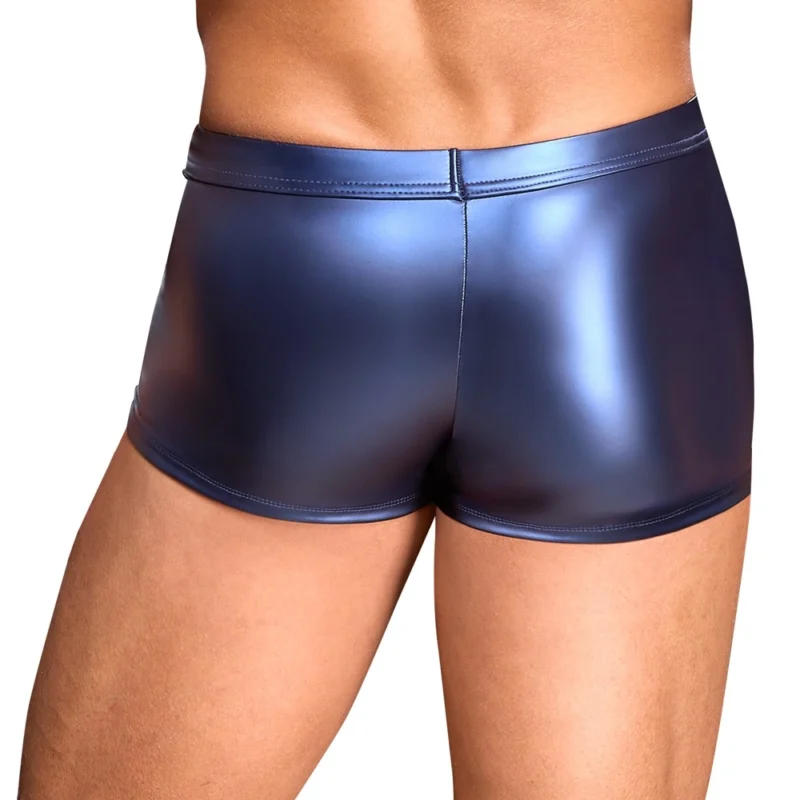 NEK Metallic Blue Pants XL with Zipper and Studded Side Straps