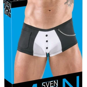 Svenjoyment vyriškos padavėjo stiliaus kelnės su kišene, L dydis