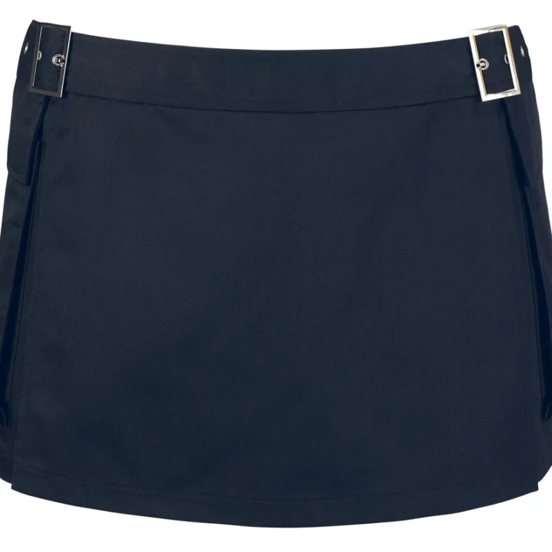 Svenjoyment Gladiator Skirt L/XL with Buckles and Side Pockets Black