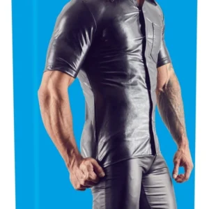 Svenjoyment Shirt Model 314096 Black Imitation Leather Size L