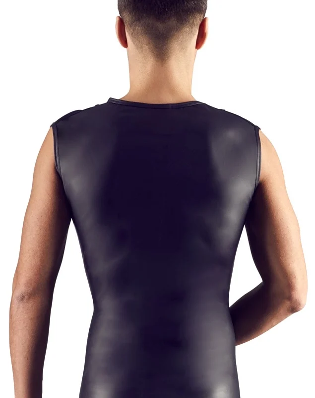 NEK Powernet Men's Shirt L Black - Shiny Stretch Matte Design