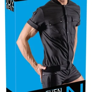 Svenjoyment Blouson Shirt XL Matte Black with Multiple Pockets