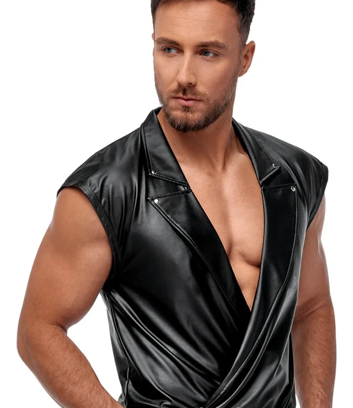 NEK Shirt Matte Black L - Casual Biker Style, Stretchy Comfort