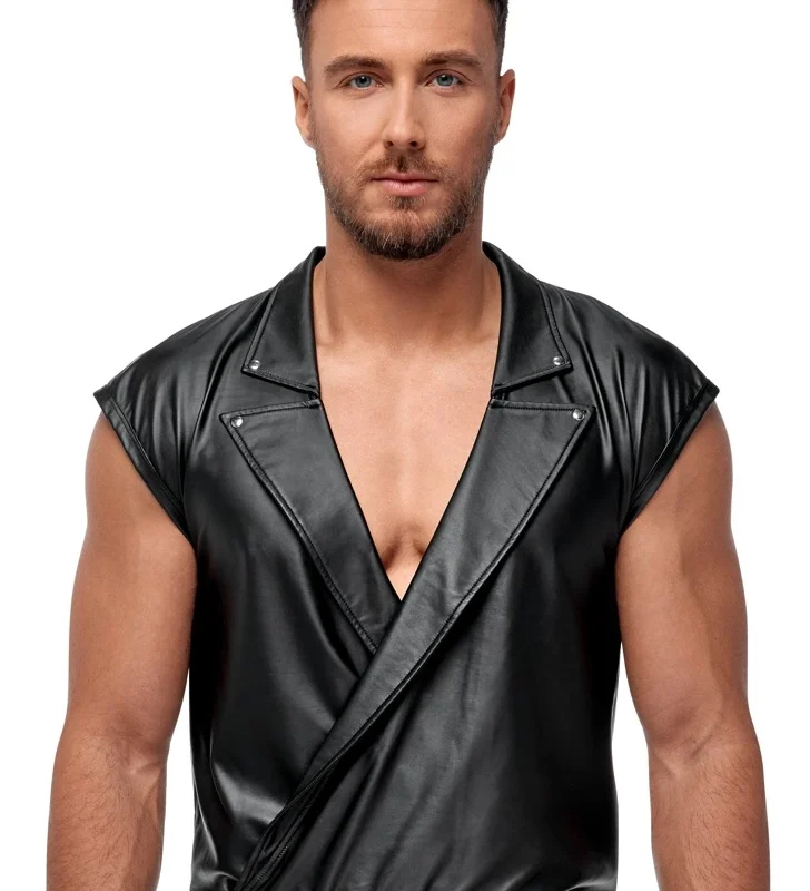 NEK Shirt Matte Black L - Casual Biker Style, Stretchy Comfort