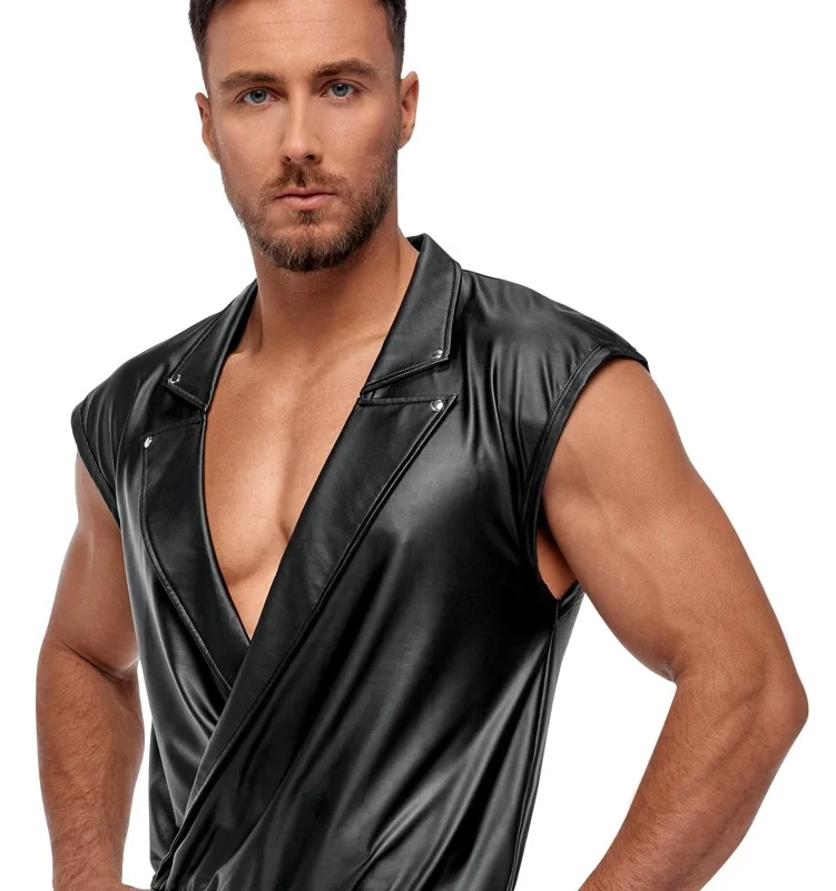 NEK Shirt Matte Black L - Casual Biker Style, Stretchy Comfort