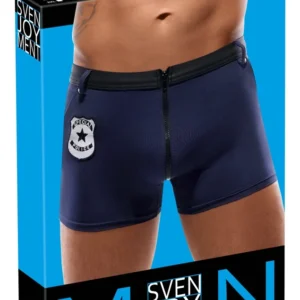 Svenjoyment Police Boxer Briefs S Dark Blue with Matte Waistband