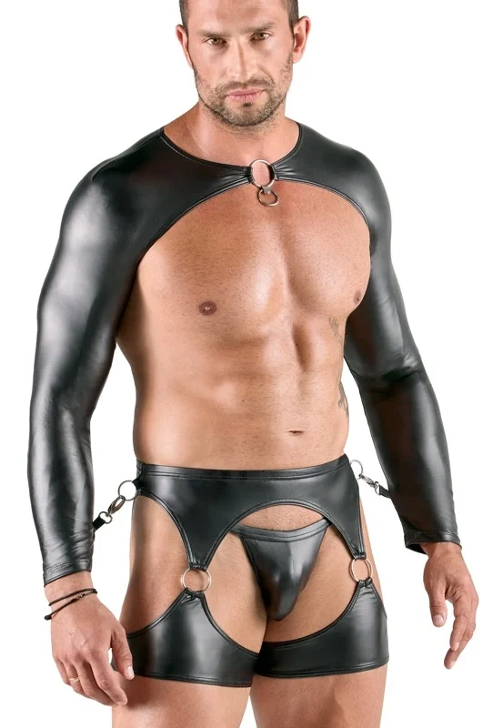 Svenjoyment Bondage Men's Matte Black 3-Piece Set Size M