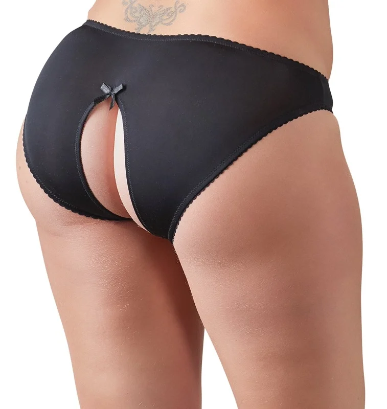 Cottelli Collection Briefs L with Lace Detail and Open Design