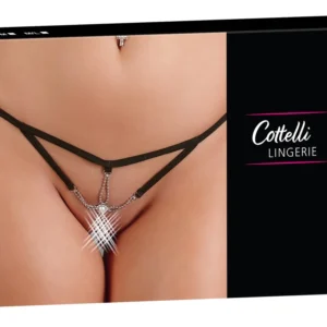 String Starfish S/M by Cottelli Collection - Pearl Accent Strap Design