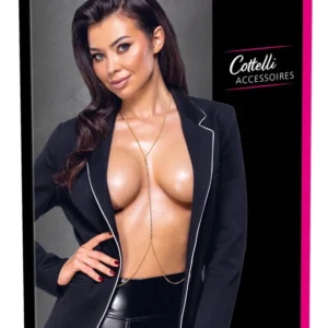 Cottelli Accessories Gold Body Chain - Adjustable Glamour Jewelry